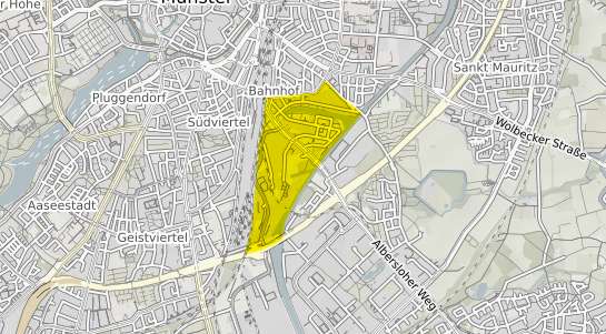 Immobilienpreisekarte M&uuml;nster Hafen