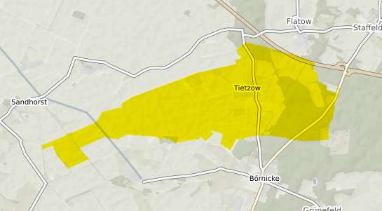 Immobilienpreisekarte Nauen Tietzow