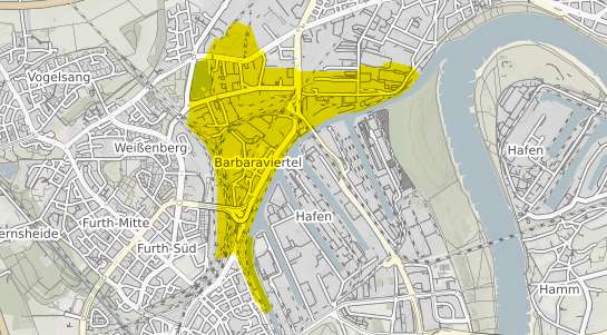 Immobilienpreisekarte Neuss Barbaraviertel