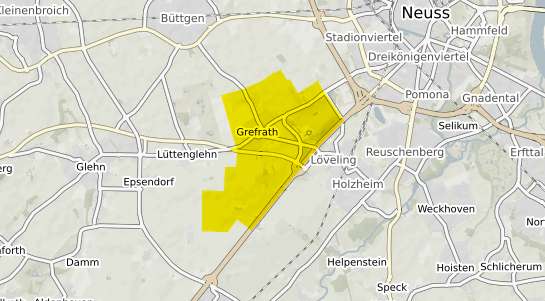 Immobilienpreisekarte Neuss Grefrath