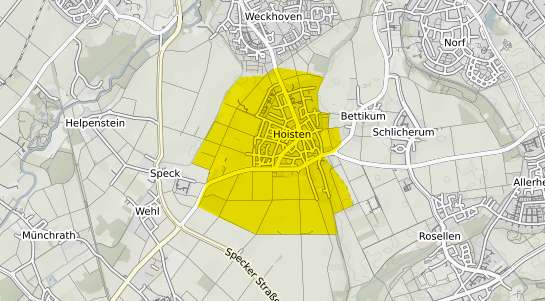 Immobilienpreisekarte Neuss Hoisten
