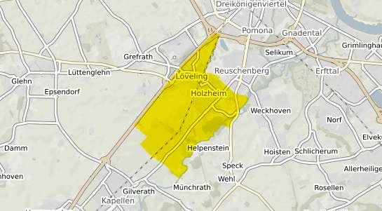 Immobilienpreisekarte Neuss Holzheim
