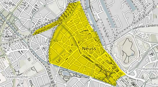 Immobilienpreisekarte Neuss Innenstadt