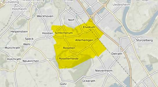 Immobilienpreisekarte Neuss Rosellen