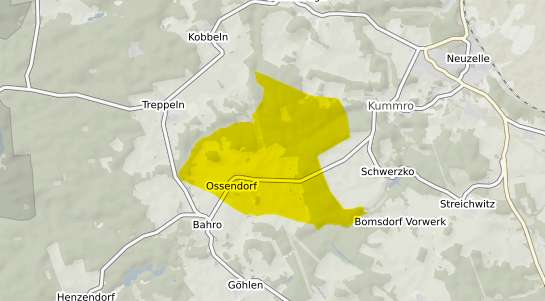 Immobilienpreisekarte Neuzelle Ossendorf