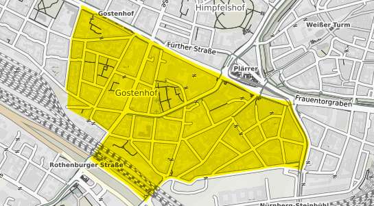 Immobilienpreisekarte N&uuml;rnberg Gostenhof