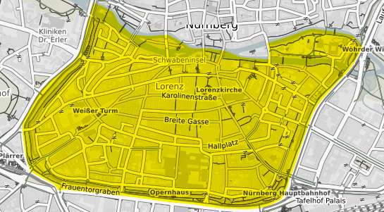 Immobilienpreisekarte N&uuml;rnberg Lorenz