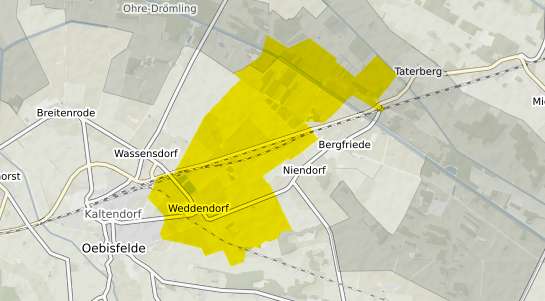 Immobilienpreisekarte Oebisfelde Weddendorf