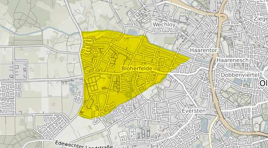 Immobilienpreisekarte Oldenburg Bloherfelde
