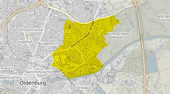 Immobilienpreisekarte Oldenburg Donnerschwee
