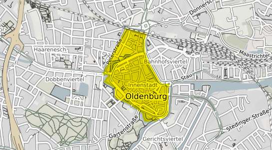 Immobilienpreisekarte Oldenburg Innenstadt