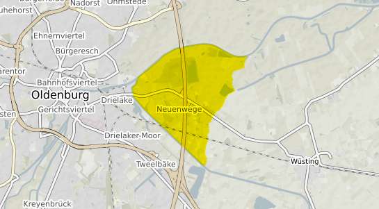 Immobilienpreisekarte Oldenburg Neuenwege