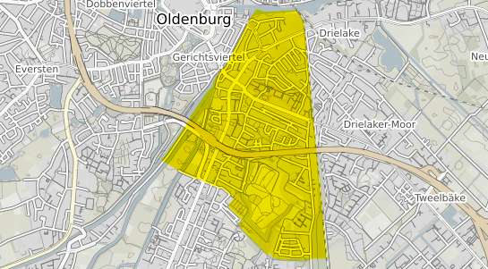 Immobilienpreisekarte Oldenburg Osternburg