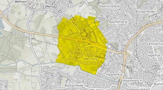 Immobilienpreisekarte Oldenburg Wechloy