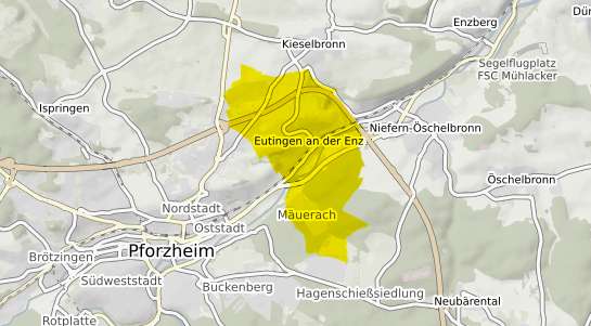 Immobilienpreisekarte Pforzheim Eutingen