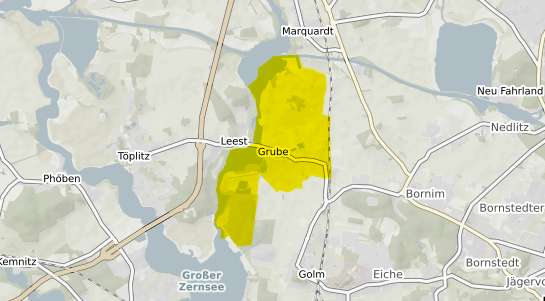 Immobilienpreisekarte Potsdam Grube