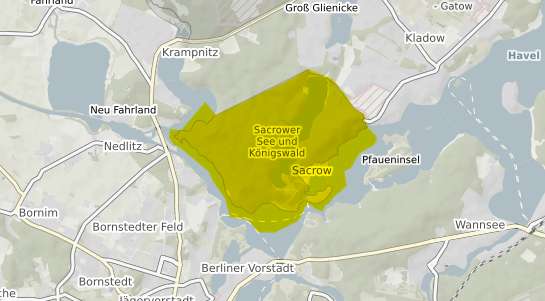 Immobilienpreisekarte Potsdam Sacrow