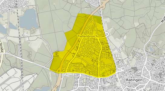 Immobilienpreisekarte Ratingen Tiefenbroich