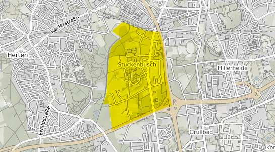 Immobilienpreisekarte Recklinghausen Stuckenbusch