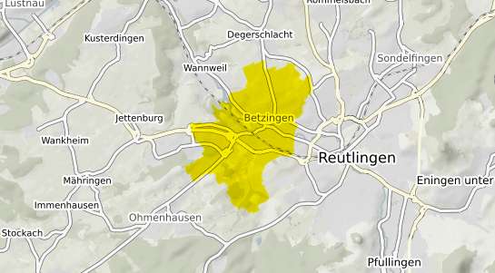Immobilienpreisekarte Reutlingen Betzingen