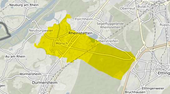 Immobilienpreisekarte Rheinstetten M&ouml;rsch
