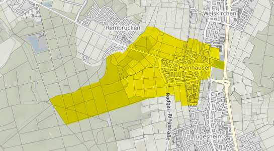Immobilienpreisekarte Rodgau Hainhausen