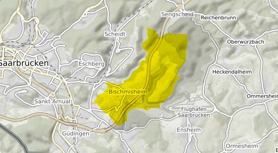 Immobilienpreisekarte Saarbr&uuml;cken Bischmisheim