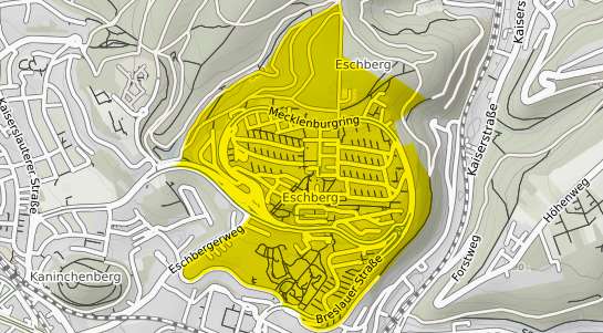 Immobilienpreisekarte Saarbr&uuml;cken Eschberg