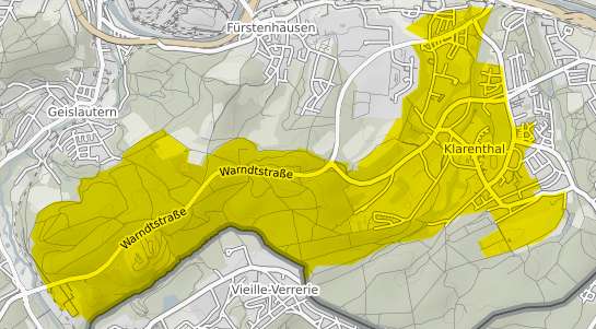 Immobilienpreisekarte Saarbr&uuml;cken Klarenthal