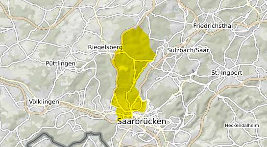 Immobilienpreisekarte Saarbr&uuml;cken Malstatt