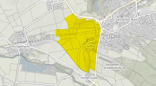 Immobilienpreisekarte Salzgitter Gitter