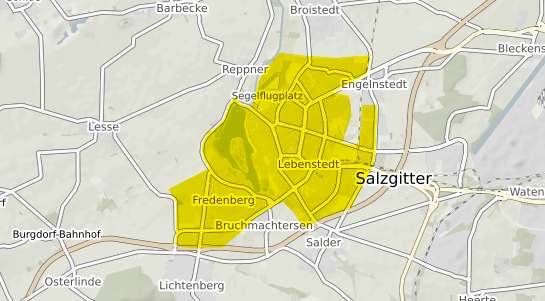 Immobilienpreisekarte Salzgitter Lebenstedt