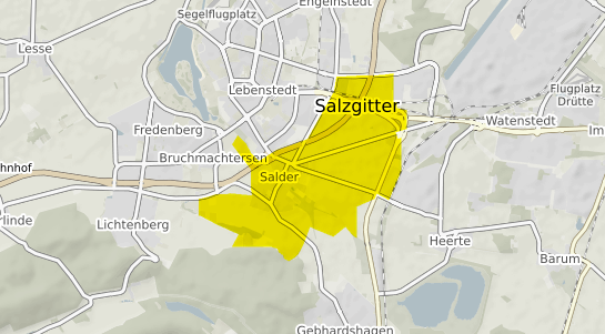 Immobilienpreisekarte Salzgitter Salder