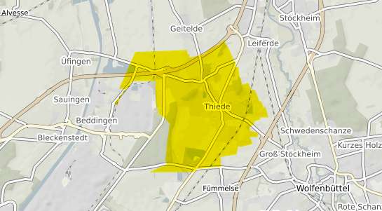 Immobilienpreisekarte Salzgitter Thiede