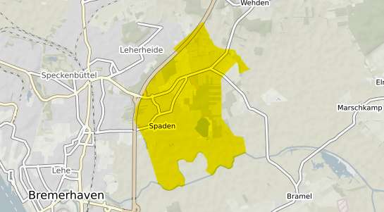 Immobilienpreisekarte Schiffdorf Spaden
