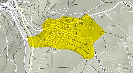 Immobilienpreisekarte Schlangenbad Georgenborn