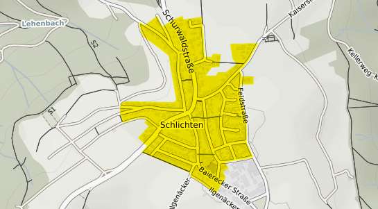 Immobilienpreisekarte Schorndorf Schlichten