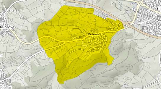 Immobilienpreisekarte Sinsheim D&uuml;hren