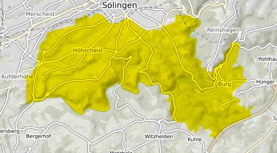 Immobilienpreisekarte Solingen Burg