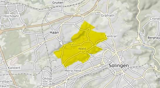 Immobilienpreisekarte Solingen Wald