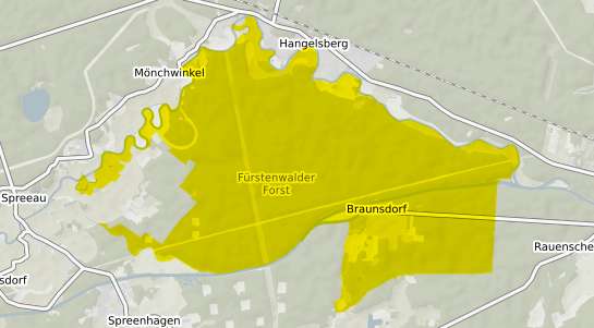 Immobilienpreisekarte Spreenhagen Braunsdorf