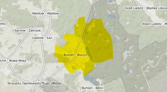 Immobilienpreisekarte Spreewaldheide Butzen