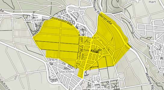 Immobilienpreisekarte Stuttgart Birkach
