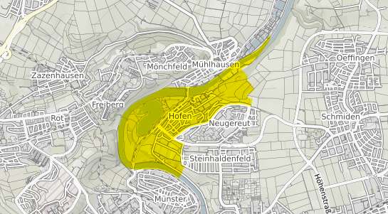 Immobilienpreisekarte Stuttgart Hofen