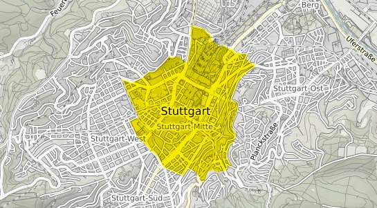 Immobilienpreisekarte Stuttgart Mitte