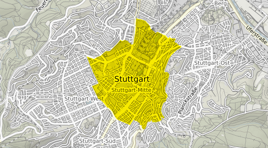 Immobilienpreisekarte Stuttgart Mitte