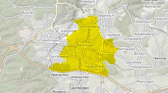 Immobilienpreisekarte Stuttgart M&ouml;hringen