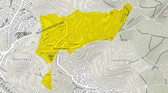 Immobilienpreisekarte Stuttgart Rotenberg