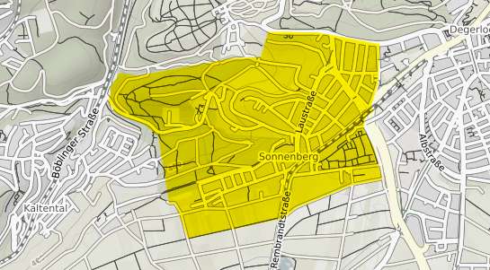 Immobilienpreisekarte Stuttgart Sonnenberg