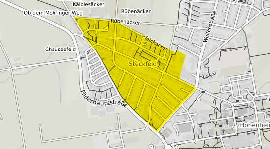 Immobilienpreisekarte Stuttgart Steckfeld